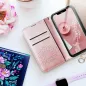 MEZZO Book sur le Samsung Galaxy A02s FORCELL Étui portefeuille Rose