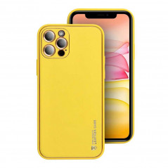 Samsung Galaxy A52 5G Coque Leather Jaune