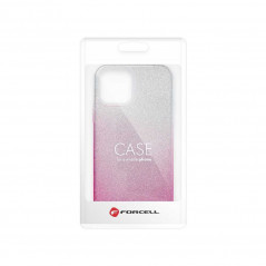Apple iPhone 13 Coque Shining Transparent et rose