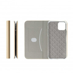 Sensitive Book sur le Apple iPhone 13 Pro Max Couverture de portefeuille Or