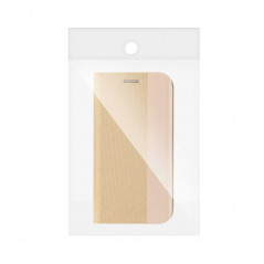 Sensitive Book sur le Apple iPhone 13 Pro Max Couverture de portefeuille Or