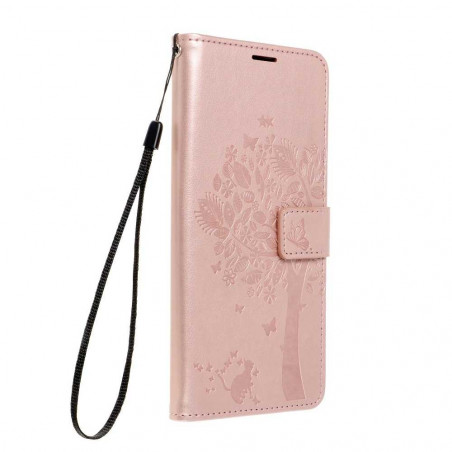 Apple iPhone 13 Portefeuilles MEZZO Book Arbre  Or rose
