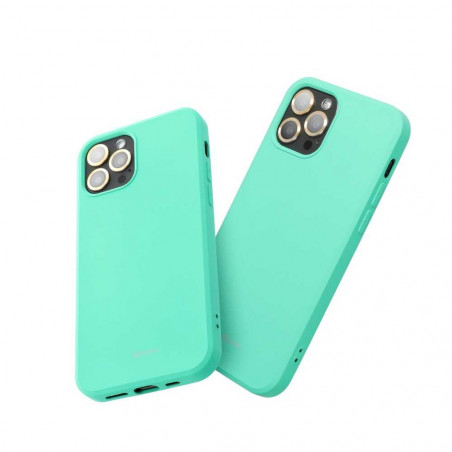 Apple iPhone 13 Coque Roar Colorful Jelly Couleur menthe